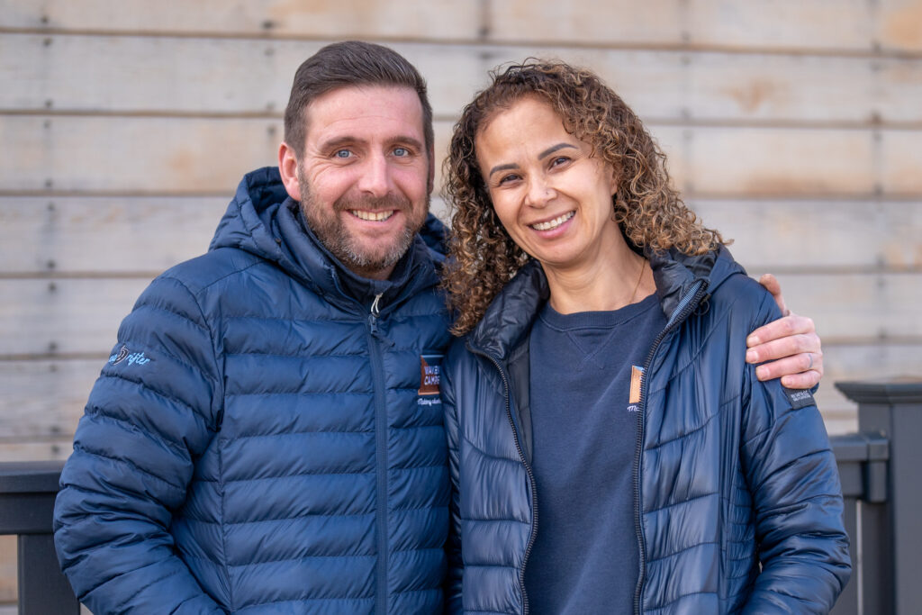 Norfolk Campervan Hire - James Hodds and Zeenat Hodds of Waveney Campers in Norwich. A photograph from Blanc Creative, Norwich 